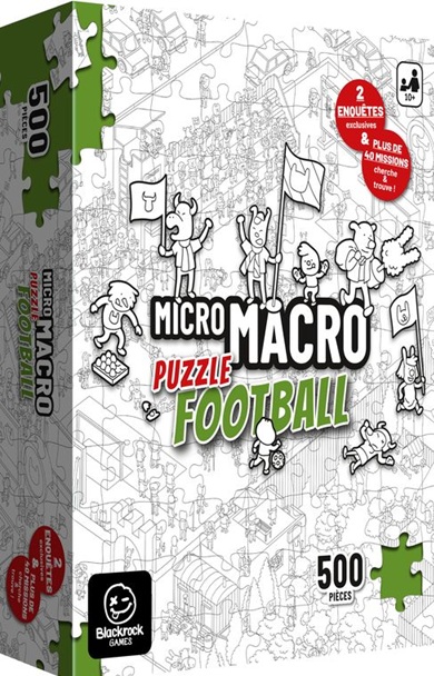Micro Macro - Puzzle Football - 500 PIÈCES - DJECO