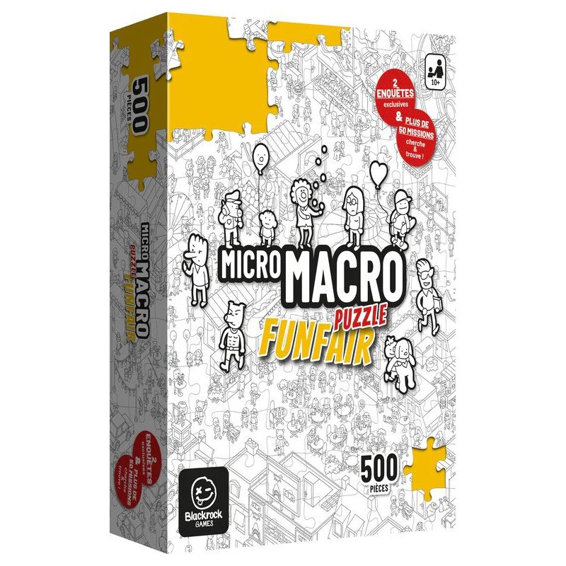 Micro macro - puzzle funfair (fr) - 500 PIÈCES - BLACKROCK GAMES