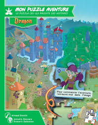 Mon puzzle aventure - Dragon, 42 pièces - 25 A 50 PIECES - ILO