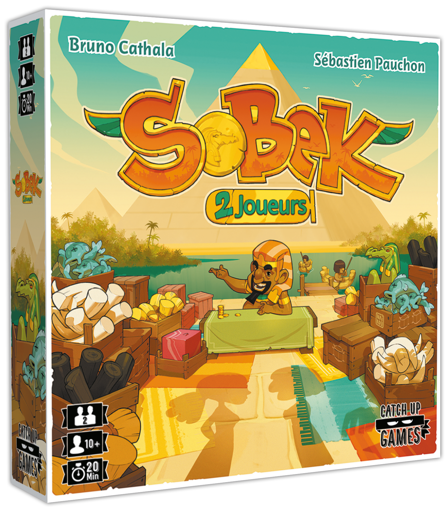 SOBEK 2 JOUEURS - JEUX DE STRATEGIE & DE TABLE - CATCH UP GAMES