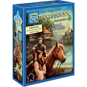 CARCASSONNE - EXT. AUBERGES & CATHEDRALE - - ZMAN GAMES