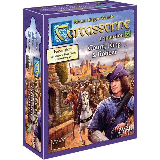 CARCASSONNE - EXT. COMPTE, ROI & BRIGAND - JEUX DE STRATEGIE & DE TABLE - ZMAN GAMES