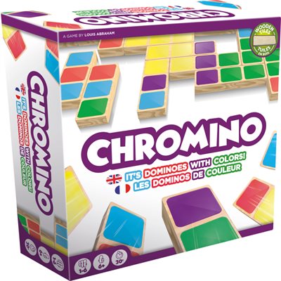 Chromino - Version en bois - JEUX DE SOCIÉTÉ ET FAMILLE - ASMODEE