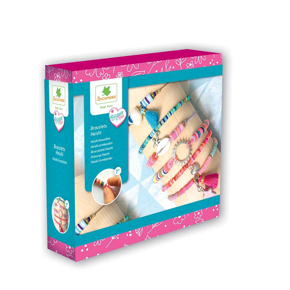 Bijoux Box - PM Bracelets Heishi - PROJET DE BRICOLAGE - SYCOMORE