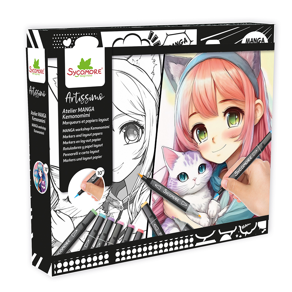Artissimo - Atelier Manga et marqueurs - DESSIN & COLORIAGE - SYCOMORE