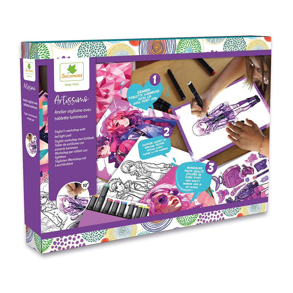 Artissimo - Atelier stylisme tab. lum - PROJET DE BRICOLAGE - SYCOMORE