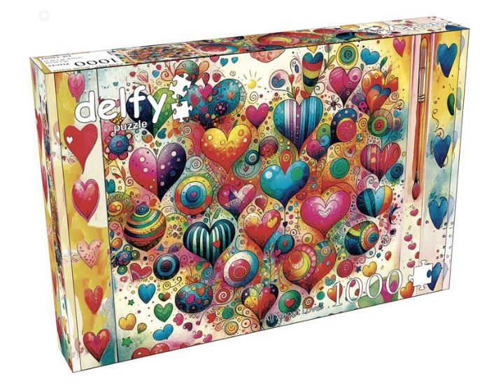 Delfy - All About Love, 1000 pieces - 1000 PIÈCES - DELFY