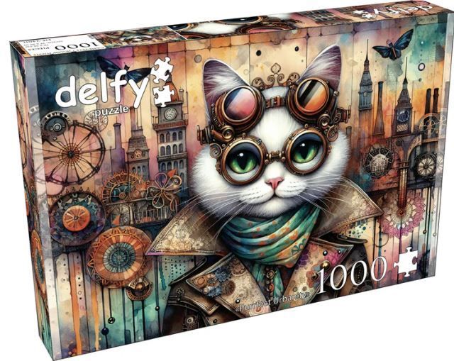 Delfy - Purrfect Urbanity, 1000 pieces - 1000 PIÈCES - DELFY