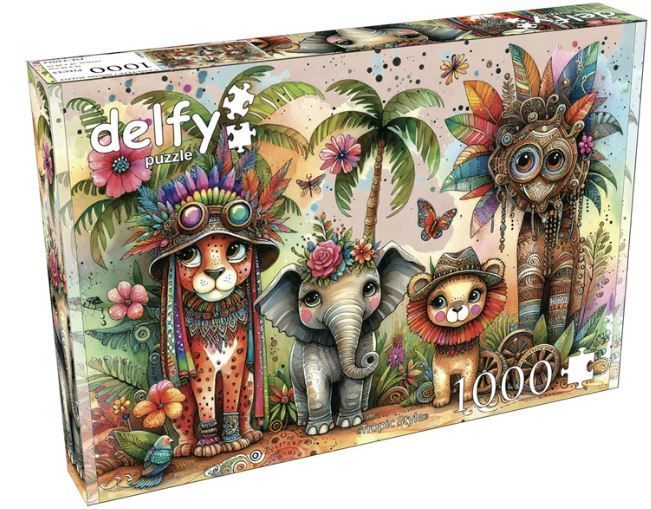 Delfy - Tropic Style, 1000 pieces - 1000 PIÈCES - DELFY
