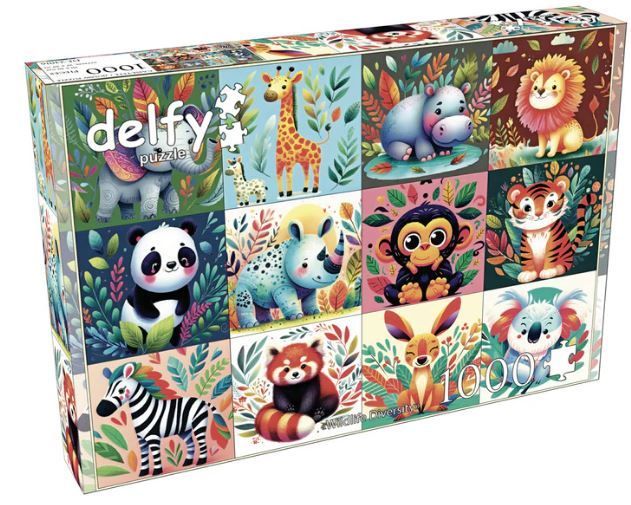 Delfy - Wildlife Diversity, 1000 pieces - 1000 PIÈCES - DELFY