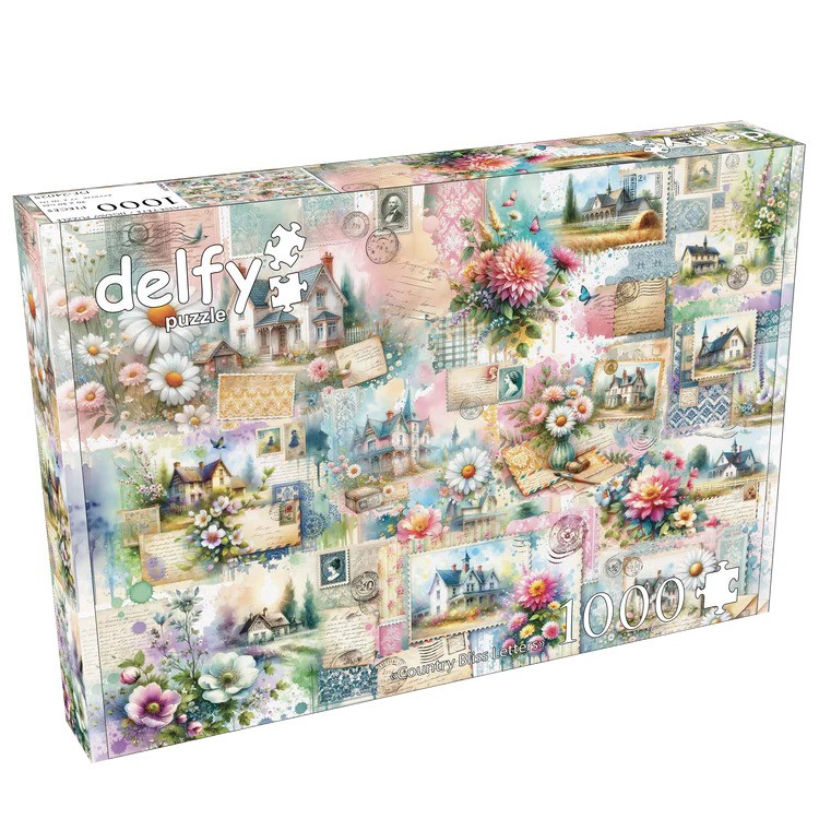 Delfy - Country Bliss Letters, 1000 pces - 1000 PIÈCES - DELFY