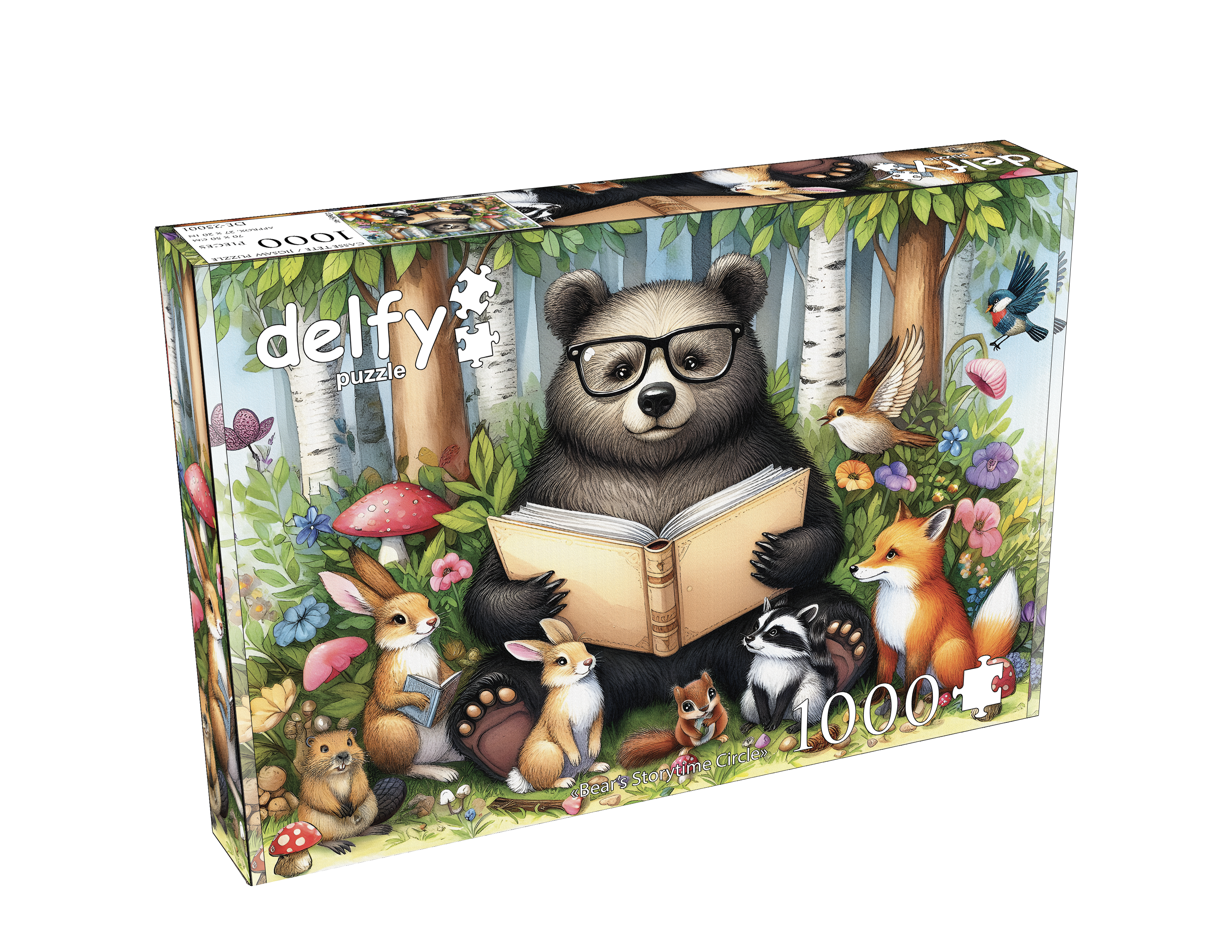 Delfy - BearS Storytime Circle, 1000 Pcs - 1000 PIÈCES - DELFY