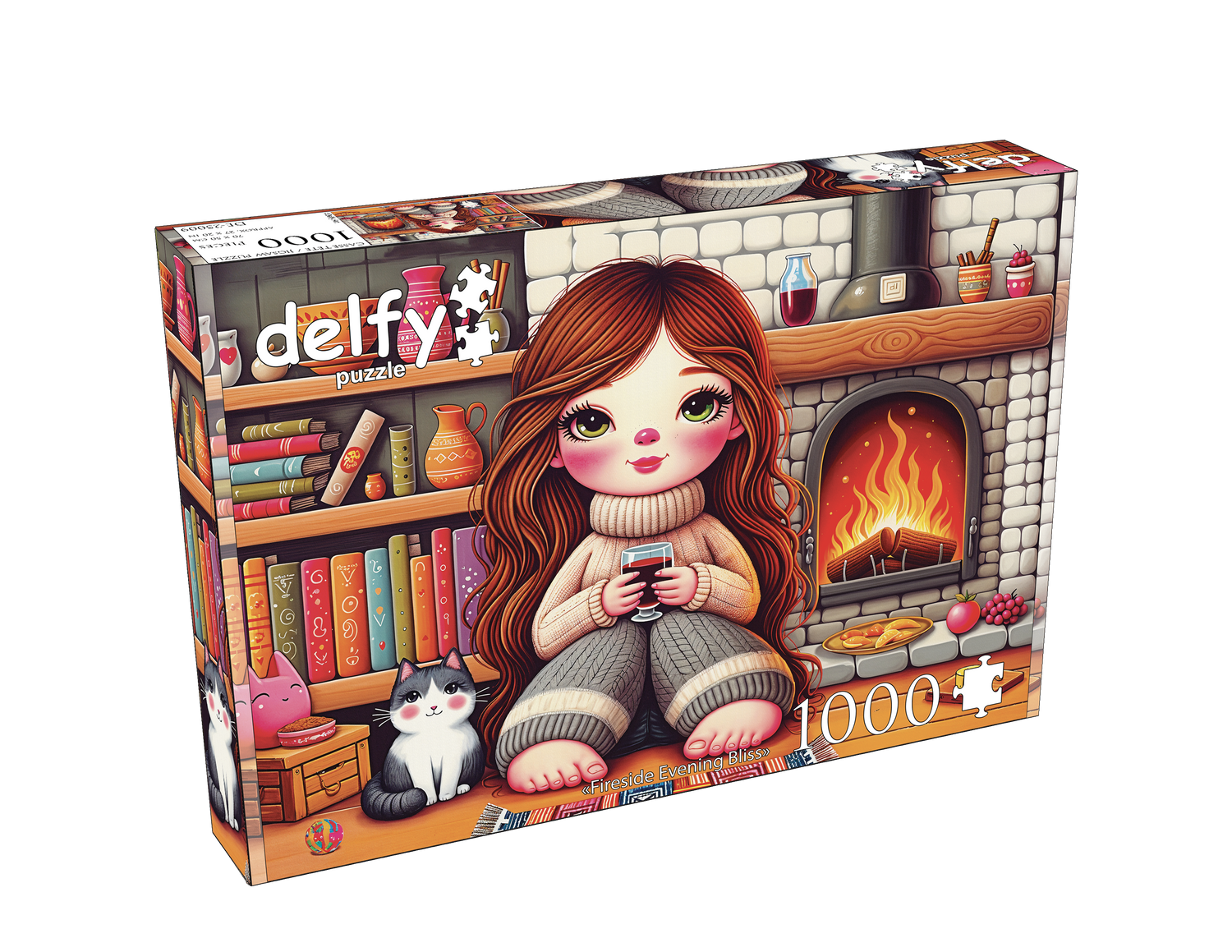 Delfy - Fireside Evening Bliss,1000 Pces - 1000 PIÈCES - MICROSOFT