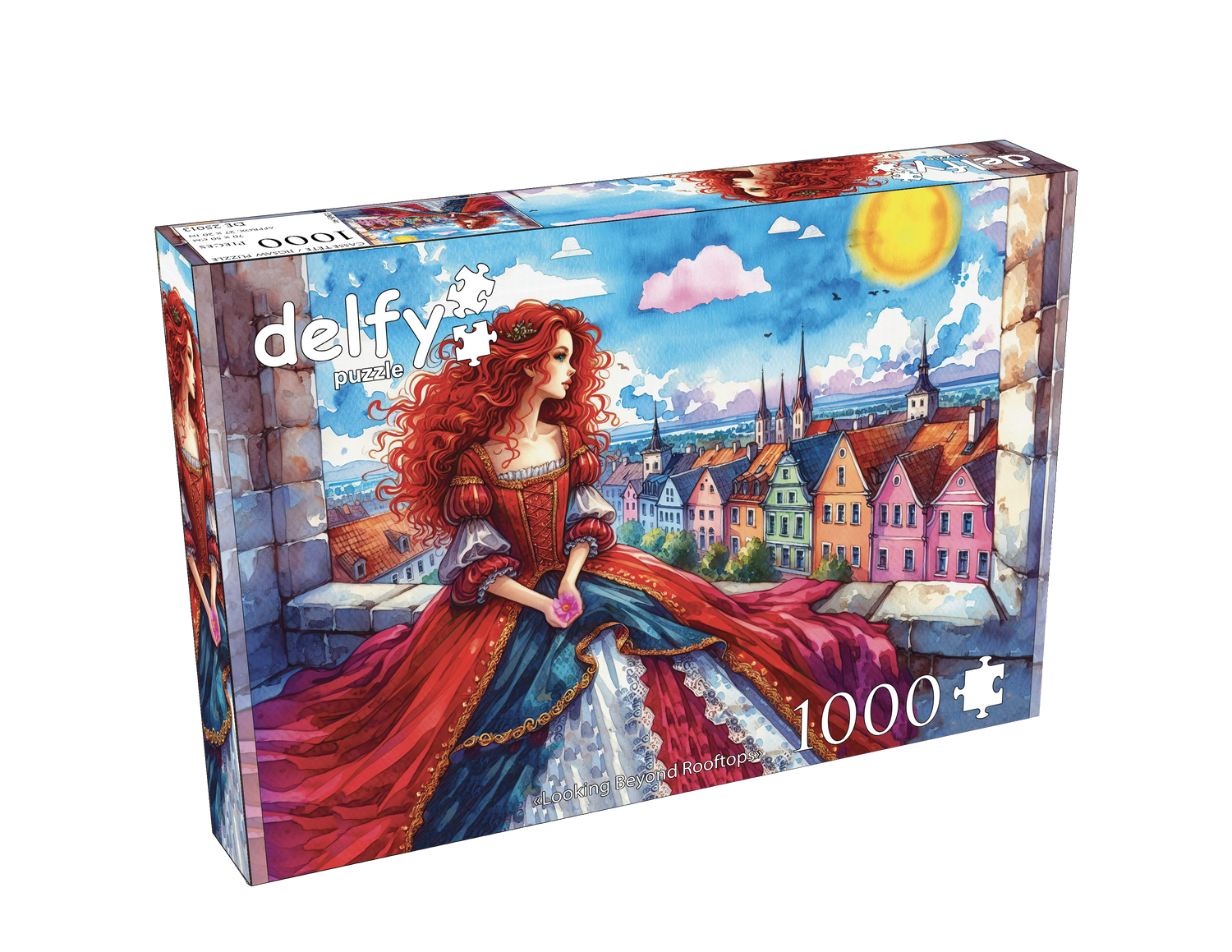 Delfy - Looking Beyond Rooftops,1000 Pce - 1000 PIÈCES - DELFY