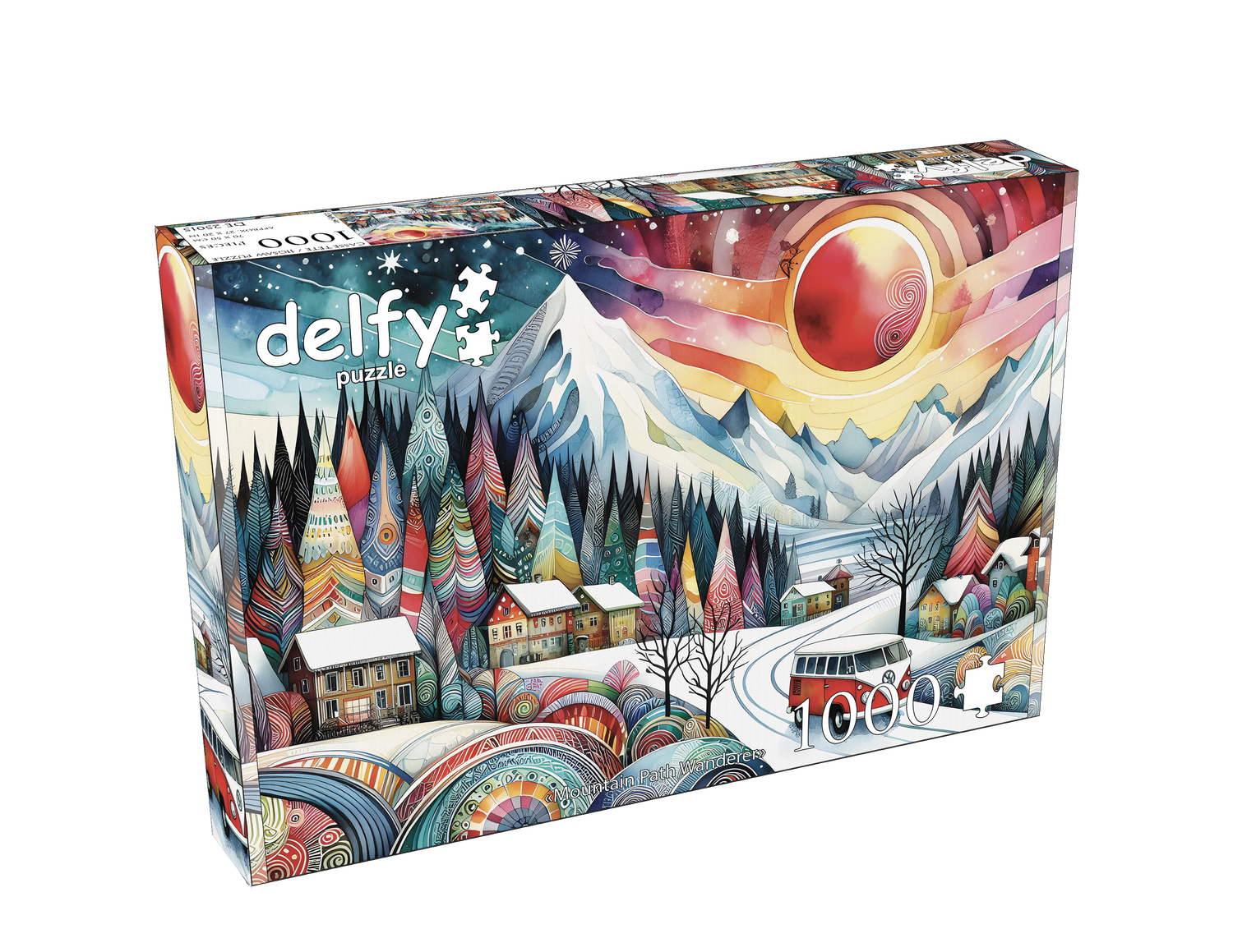 Delfy - Mountain Path Wanderer,1000 Pces - 1000 PIÈCES - DELFY