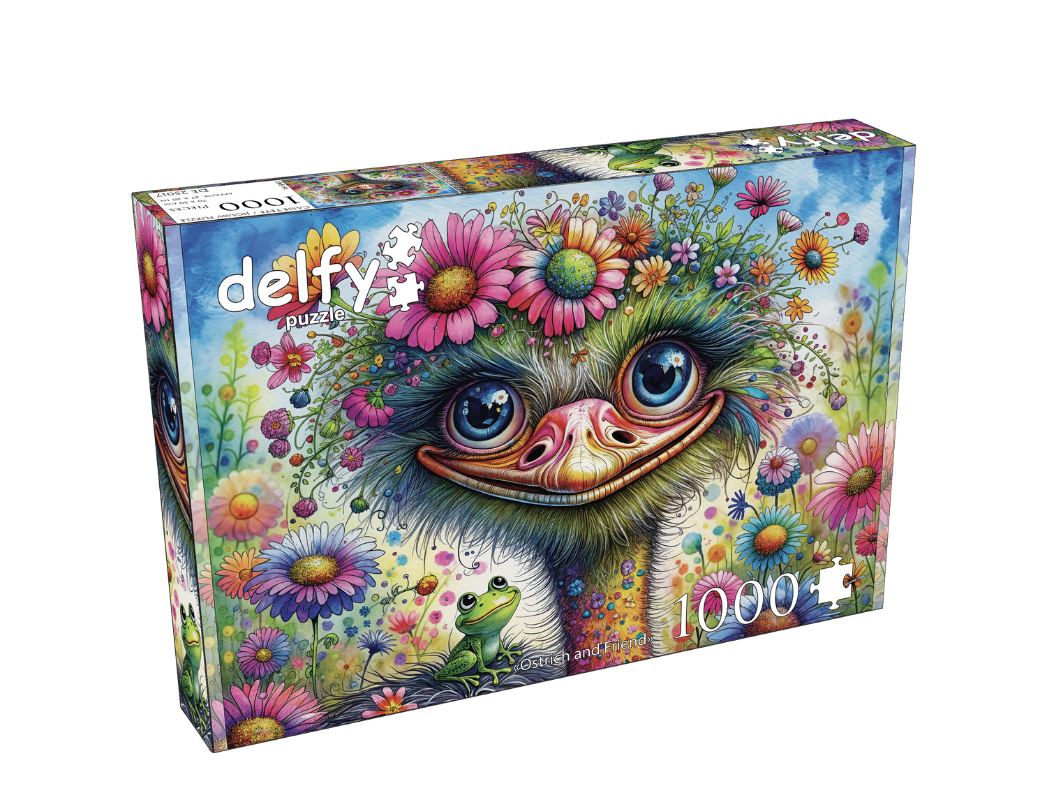 Delfy - Ostrich And Friend,1000 Pces - 1000 PIÈCES - MICROSOFT