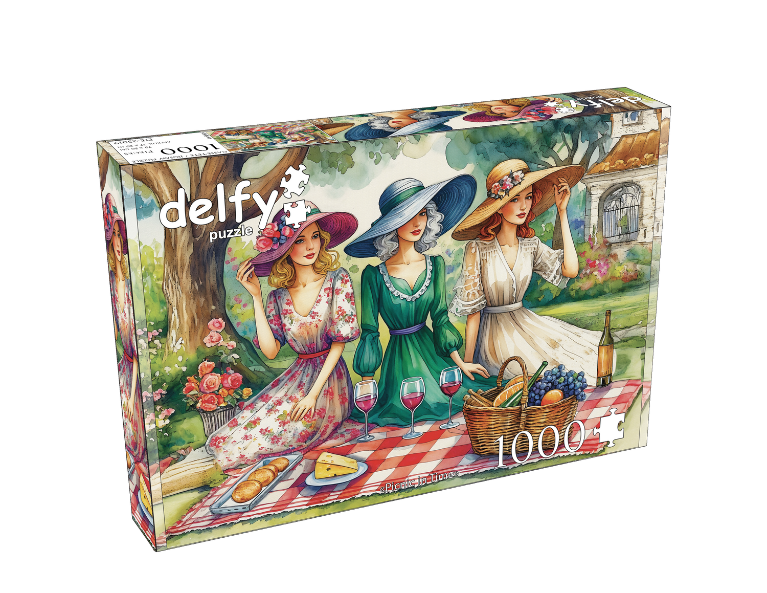 Delfy - Picnic In Time,1000 Pces - 1000 PIÈCES - MICROSOFT
