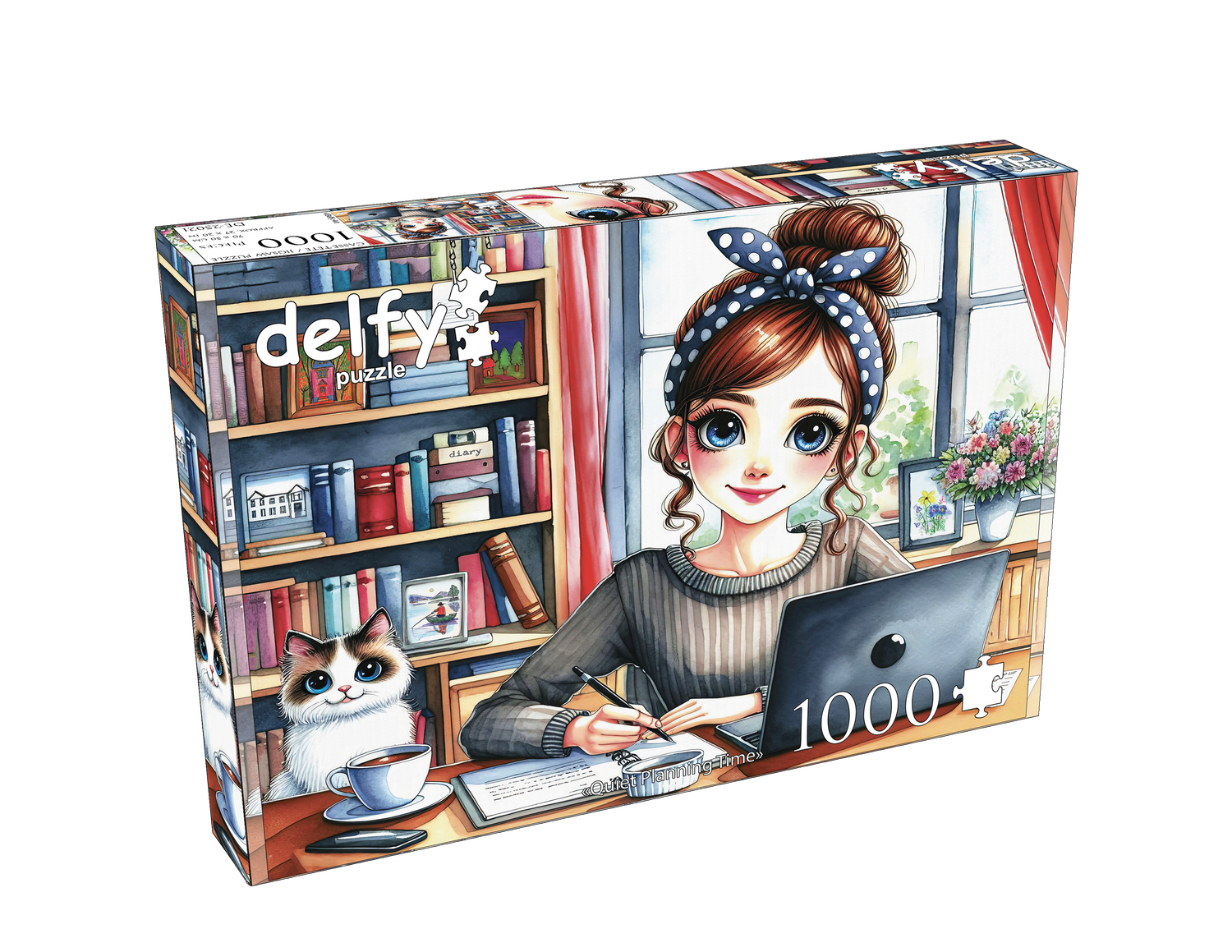Delfy - Quiet Planning Time,1000 Pces - 1000 PIÈCES - MICROSOFT