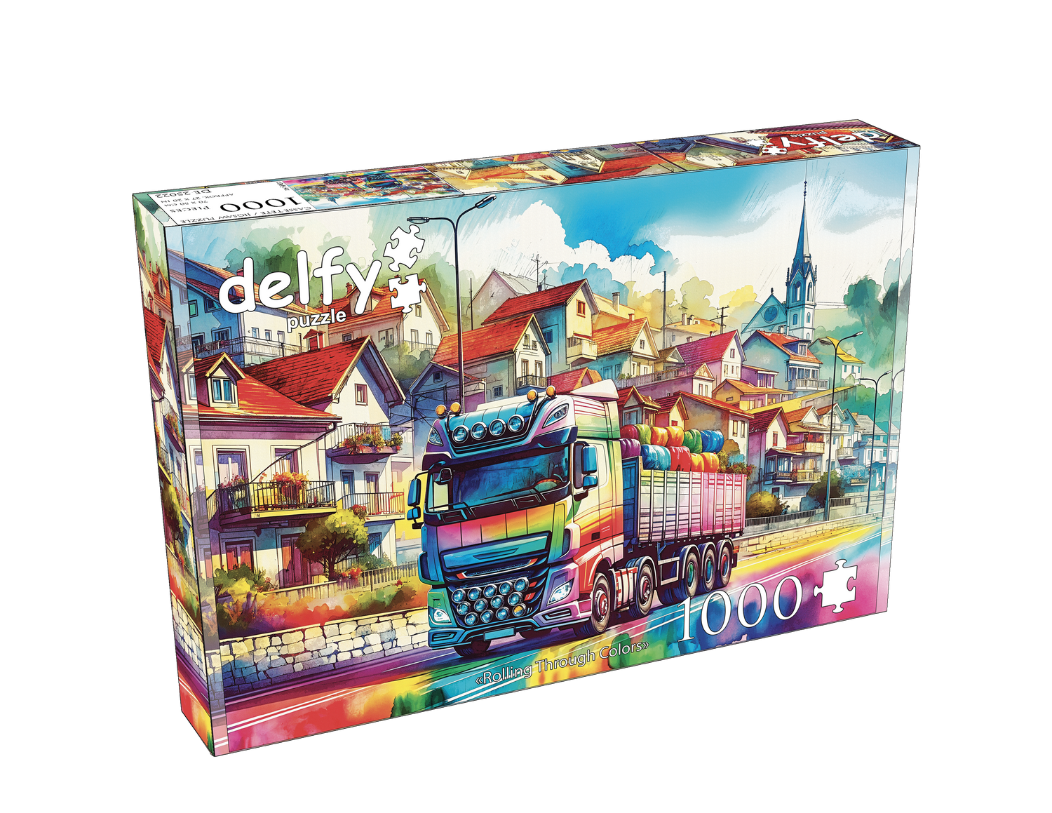Delfy - Rolling Through Colors,1000 Pces - 1000 PIÈCES - MICROSOFT