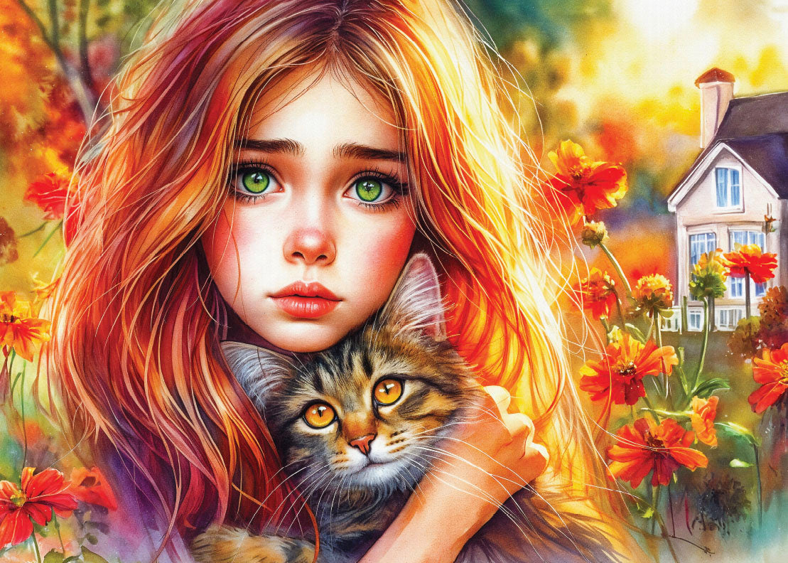 Delfy - Silent Feline Comfort,1000 Pces - 1000 PIÈCES - MICROSOFT