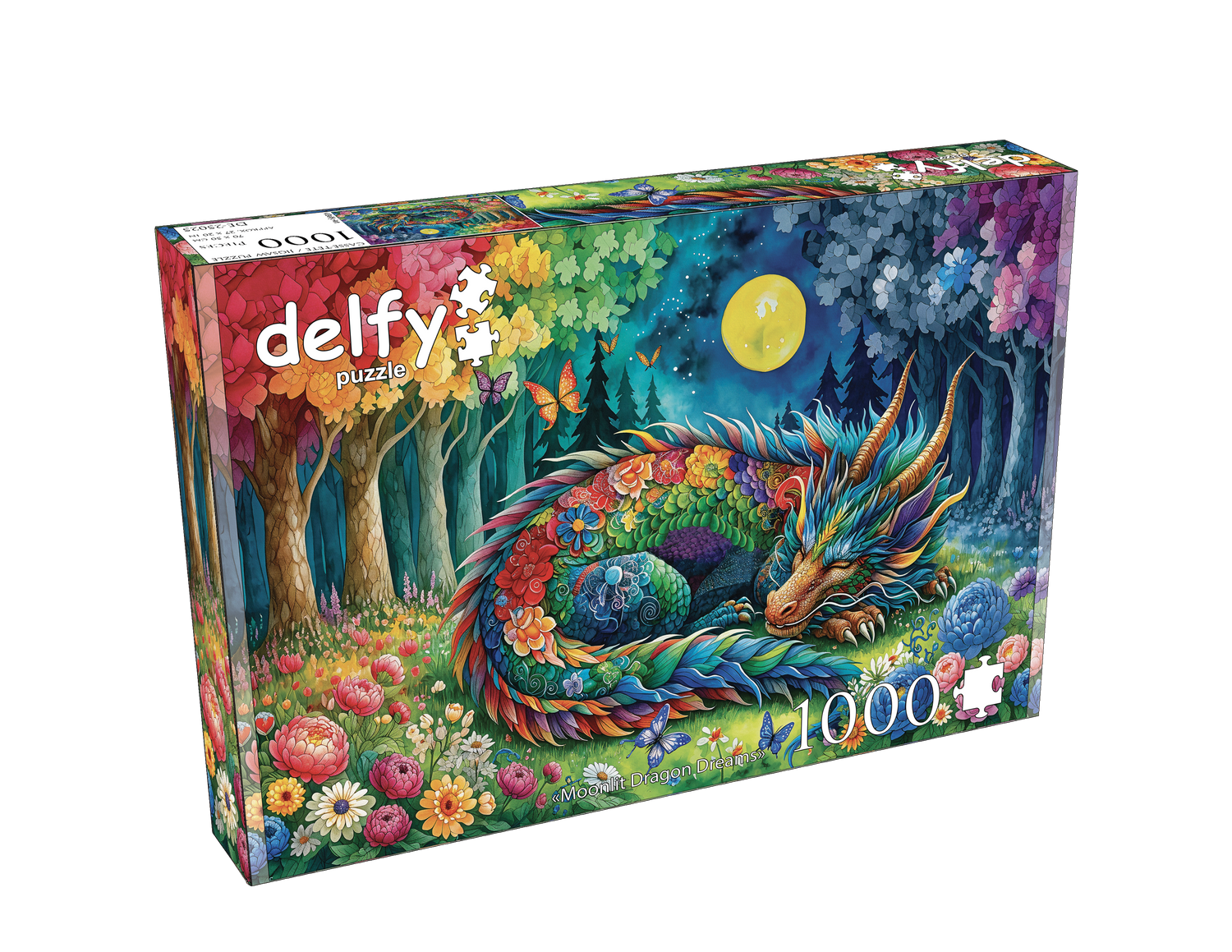 Delfy - Moonlit Dragon Dreams,1000 Pces - 1000 PIÈCES - MICROSOFT