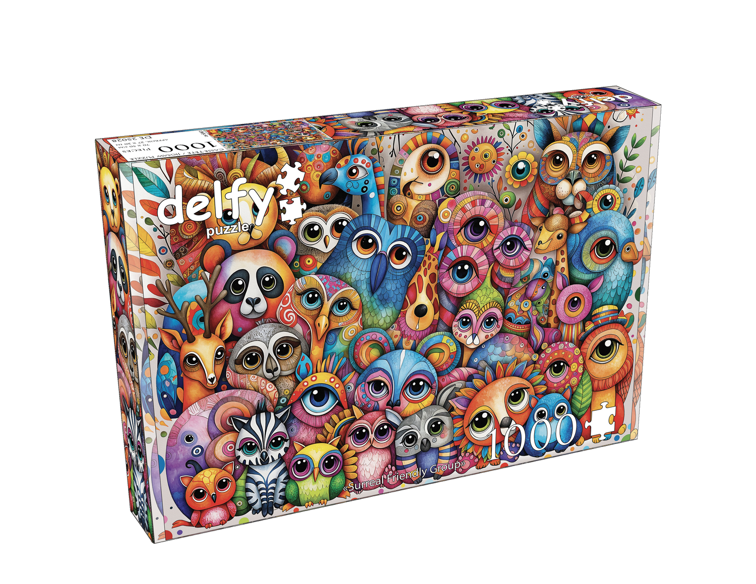 Delfy - Surreal Friendly Group,1000 Pces - 1000 PIÈCES - MICROSOFT