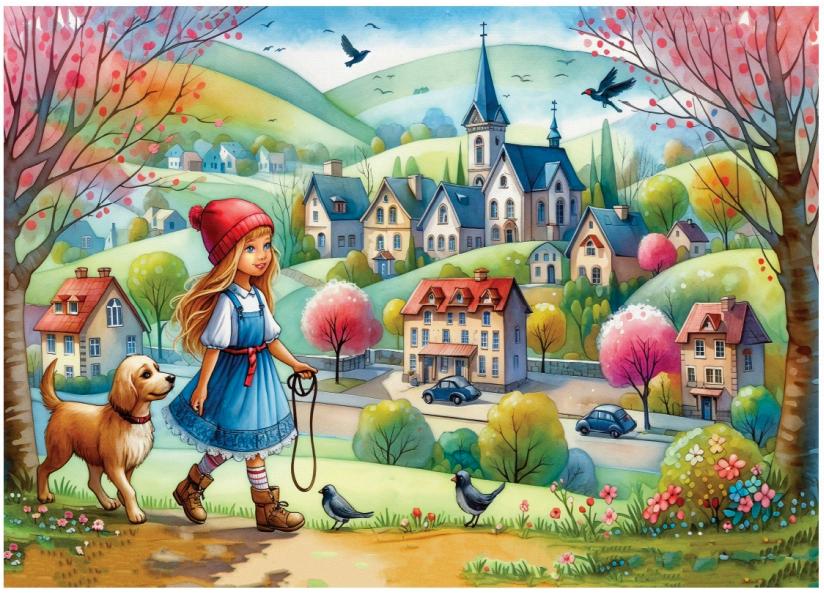 Delfy - Walking Toward Home, 1000 pcs - 1000 PIÈCES - DELFY