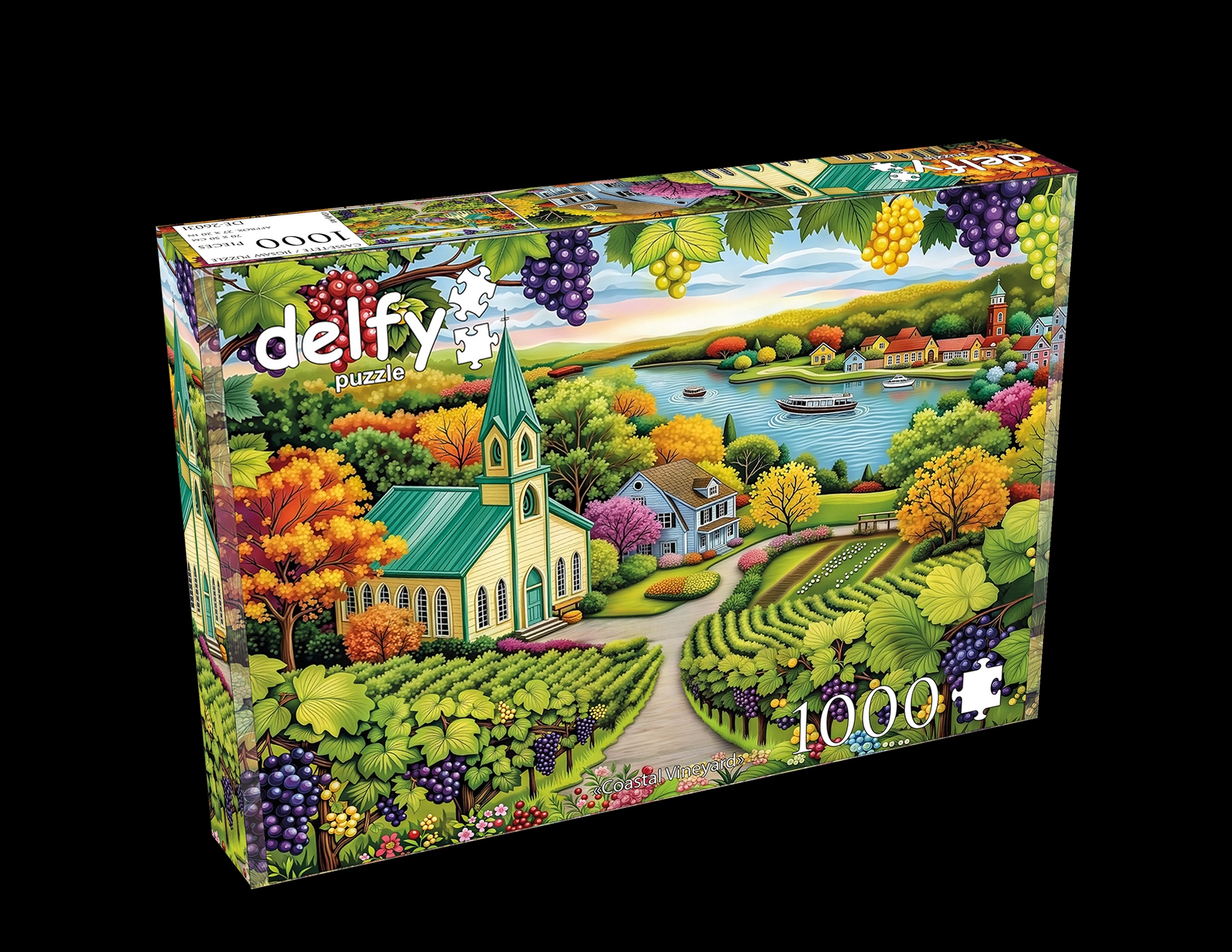 Delfy - Coastal vineyard, 1000 pieces - 1000 PIÈCES - DELFY