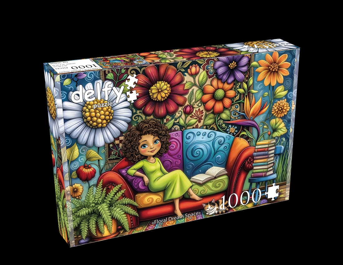 Delfy - Floral dream space, 1000 pieces - 1000 PIÈCES - DELFY