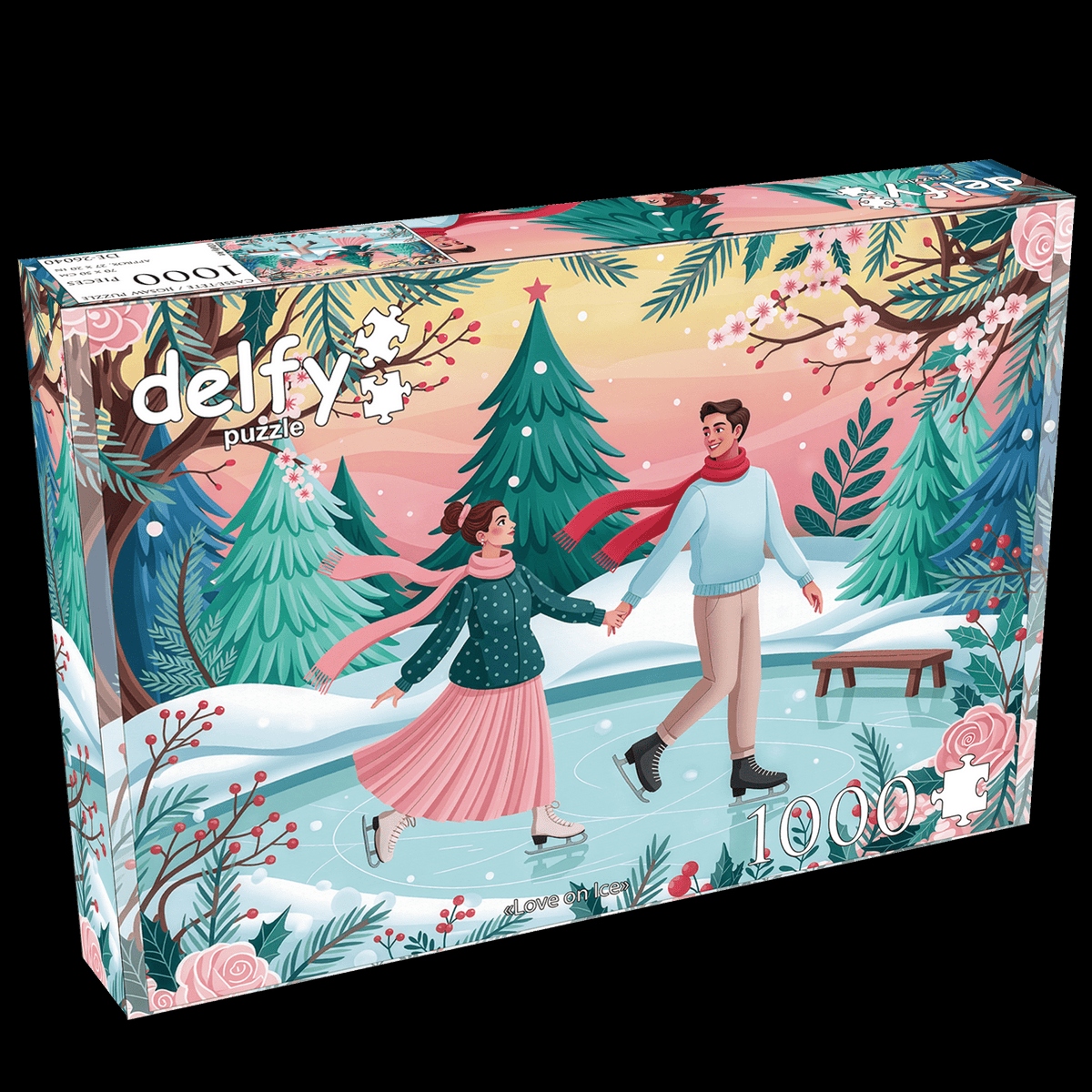 Delfy - Love on ice, 1000 pieces - 1000 PIÈCES - DELFY