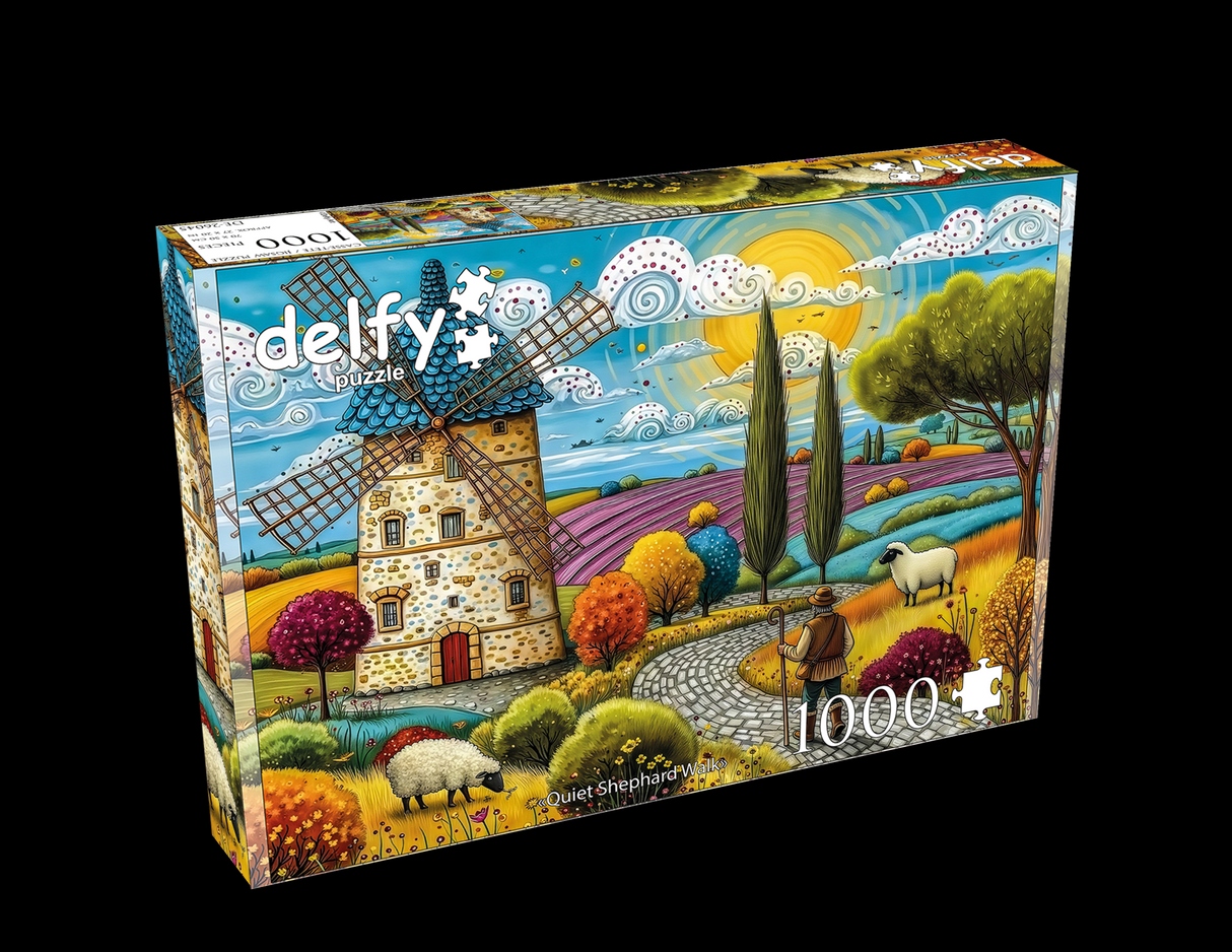 Delfy - Quiet sheppard walk, 1000 pieces - 1000 PIÈCES - DELFY