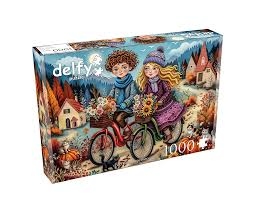 Delfy - Two bikes together, 1000 pieces - 1000 PIÈCES - DELFY