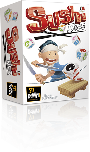 SUSHI DICE - JEU DE CARTES - SIT DOWN!