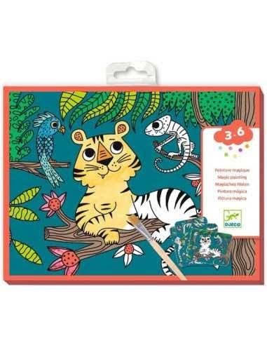 Peinture mag. à Revéler / Dans la Jungle - PROJET DE BRICOLAGE - DJECO