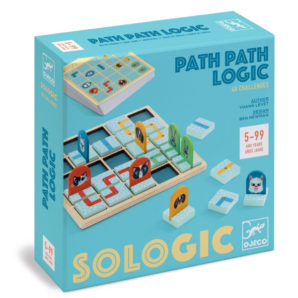 DJECO - SOLOGIC / PATH PATH LOGIC - JEUX DE LOGIQUE & PATIENCE - DJECO