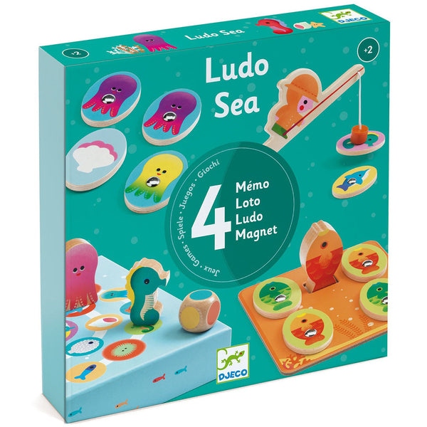 LUDO SEA - 4 JEUX - LUDO SEA - 4 JEUX - ILO