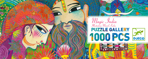 CASSE-TETE 1000 MAGIC INDIA - 1000 PIÈCES - DJECO