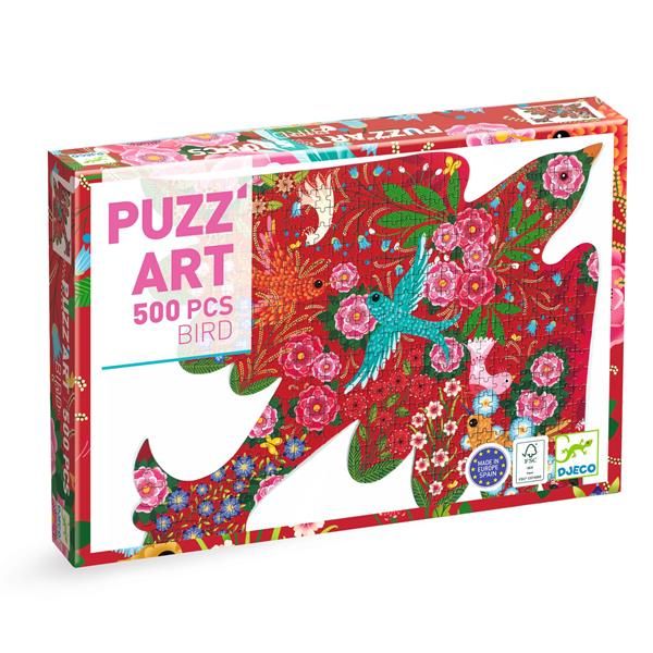 Djeco - Puzz'art oiseau, 500 pièces - 999 PIECES ET MOINS - DJECO