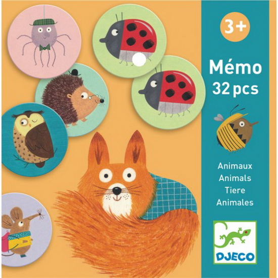 MEMO / ANIMAUX - JEUX POUR ENFANTS - DJECO