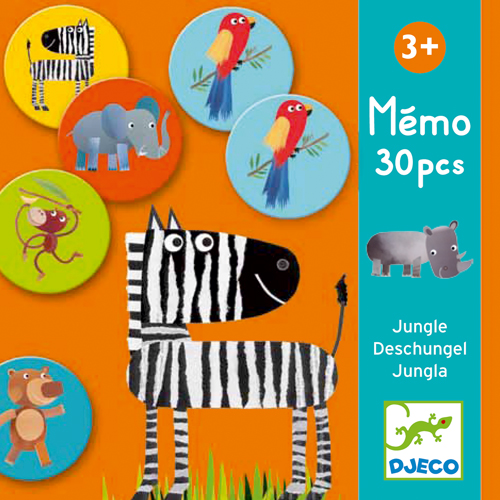DJECO - MEMO JUNGLE - JEUX POUR ENFANTS - DJECO