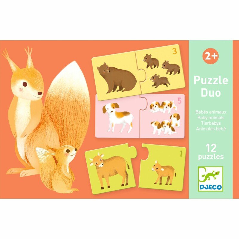 DJECO 12, BEBES ANIMAUX - DÉCOUVERTES - DJECO