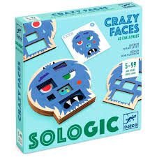 Sologic - Crazy faces ( FR ) - JEUX DE LOGIQUE & PATIENCE - DJECO