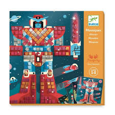 KIT MOSAÏQUES - SPACE BATTLE - DESSIN & COLORIAGE - DJECO