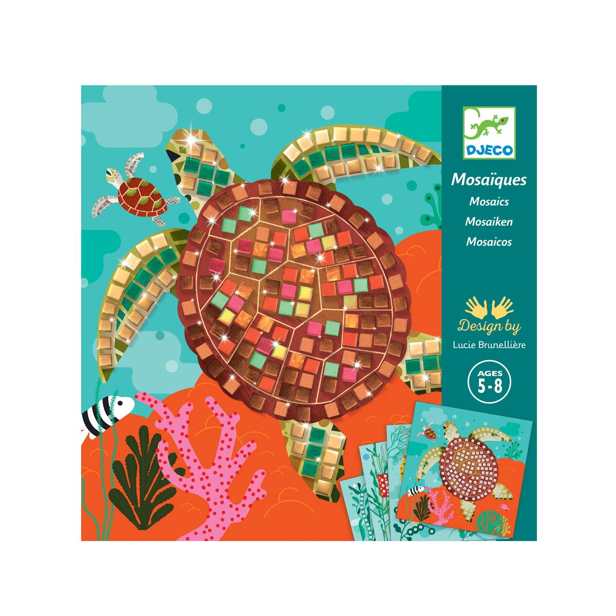KIT MOSAÏQUES CARAÏBES - PROJET DE BRICOLAGE - DJECO
