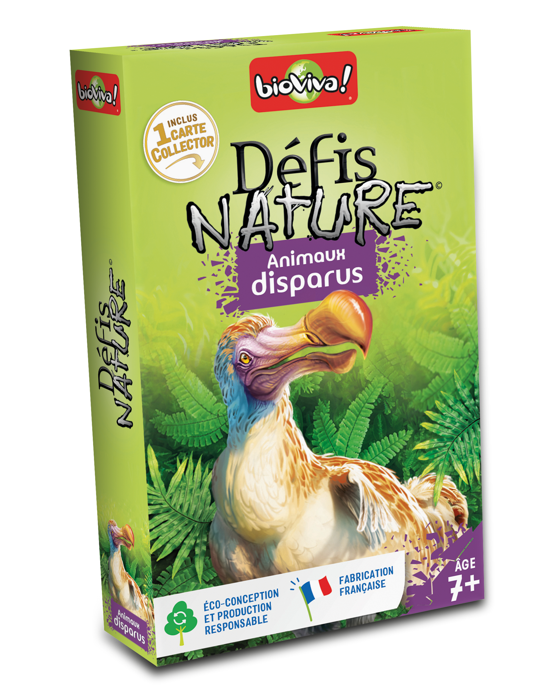 DEFIS NATURE - ANIMAUX DISPARUS - JEUX ÉDUCATIF - BIOVIVA
