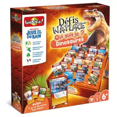 BIOVIVA - DEF.NAT./QUI SUIS-JE DINOSAURE - JEUX POUR ENFANTS - BIOVIVA