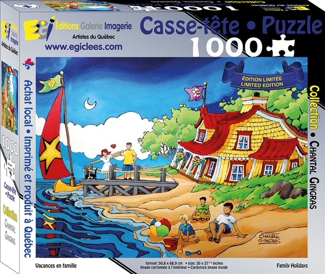 EGL - Vacances en famille - 1000 PIÈCES - EDITIONS GALERIE L'IMAGERIE