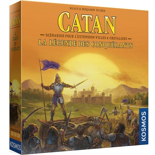 CATAN EXT - LA LEGENDE DES CONQUERANTS - JEUX DE STRATEGIE & DE TABLE - KOSMOS