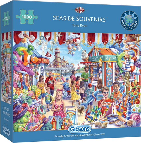 Gibsons - Seaside Souvenirs, 1000 pieces - 1000 PIÈCES - GIBSONS