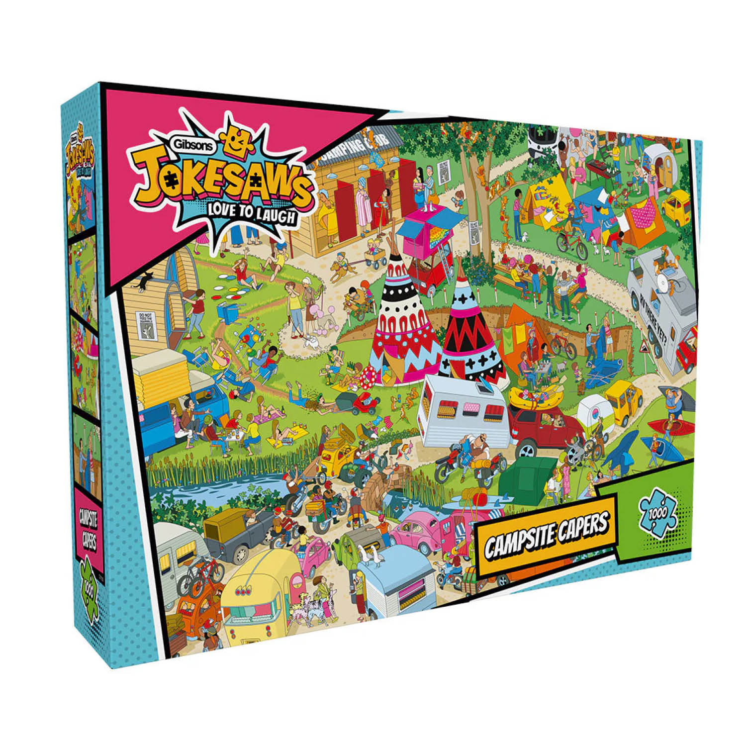 Gibsons - Jokesaws, Campsite Capers - 1000 PIÈCES - GIBSONS